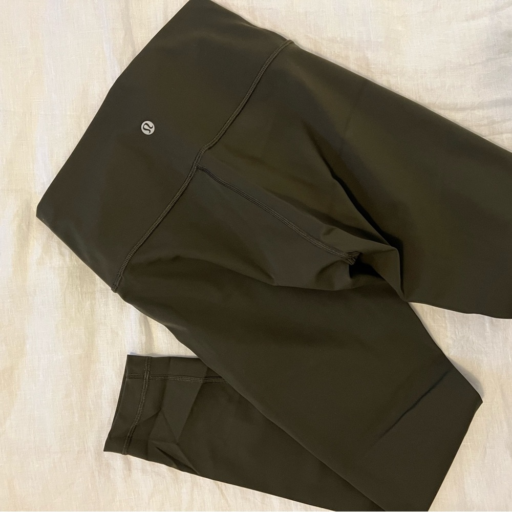 Lulu Original Luxtreme Olive Leggings - Picture 3 of 4